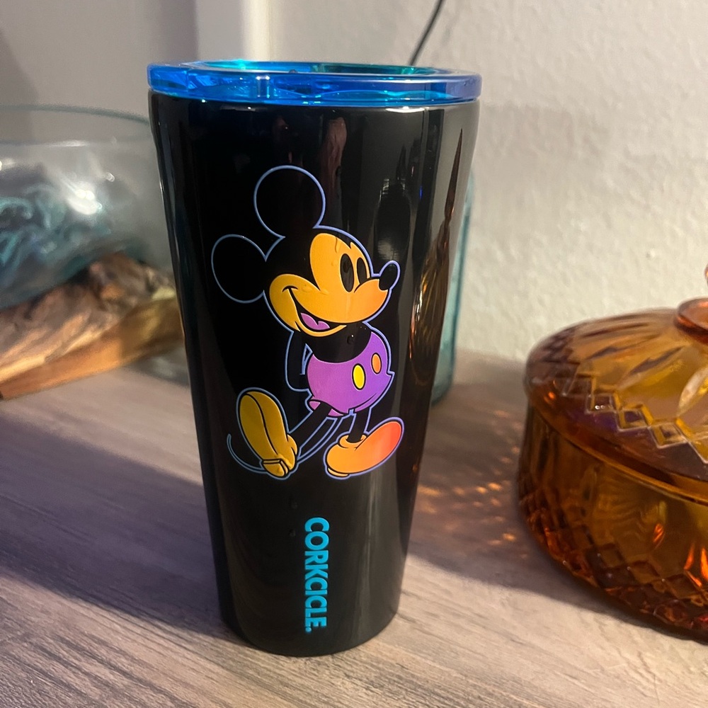 Corkcicle Mickey Mouse Black Tumbler